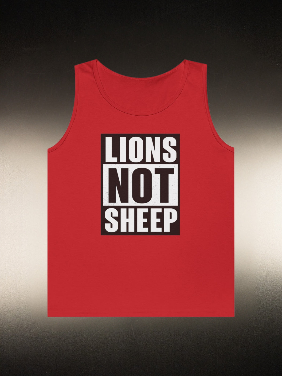 Lions Not Sheep "Straight Outta" Tank