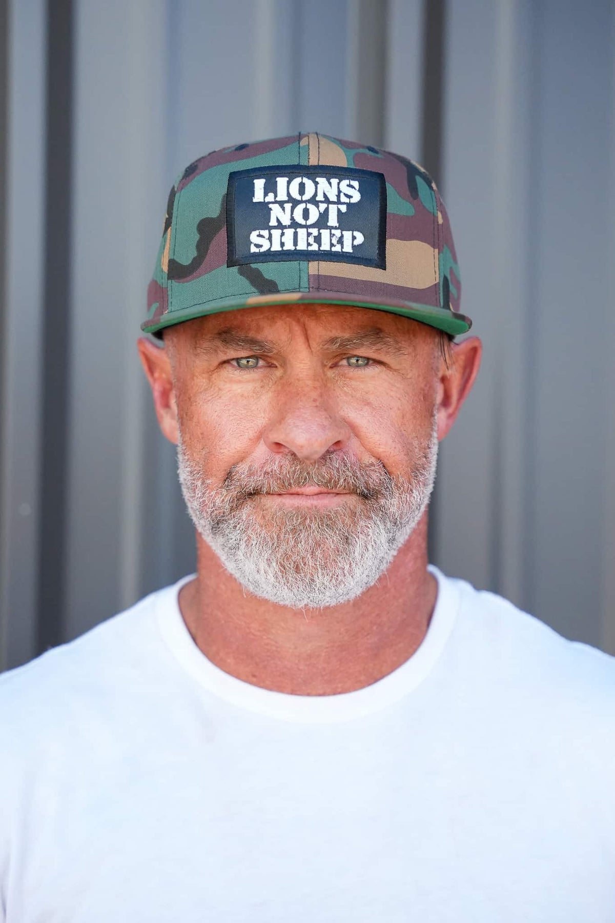Lions Not Sheep "OG" SnapBack Hat - Green Camo