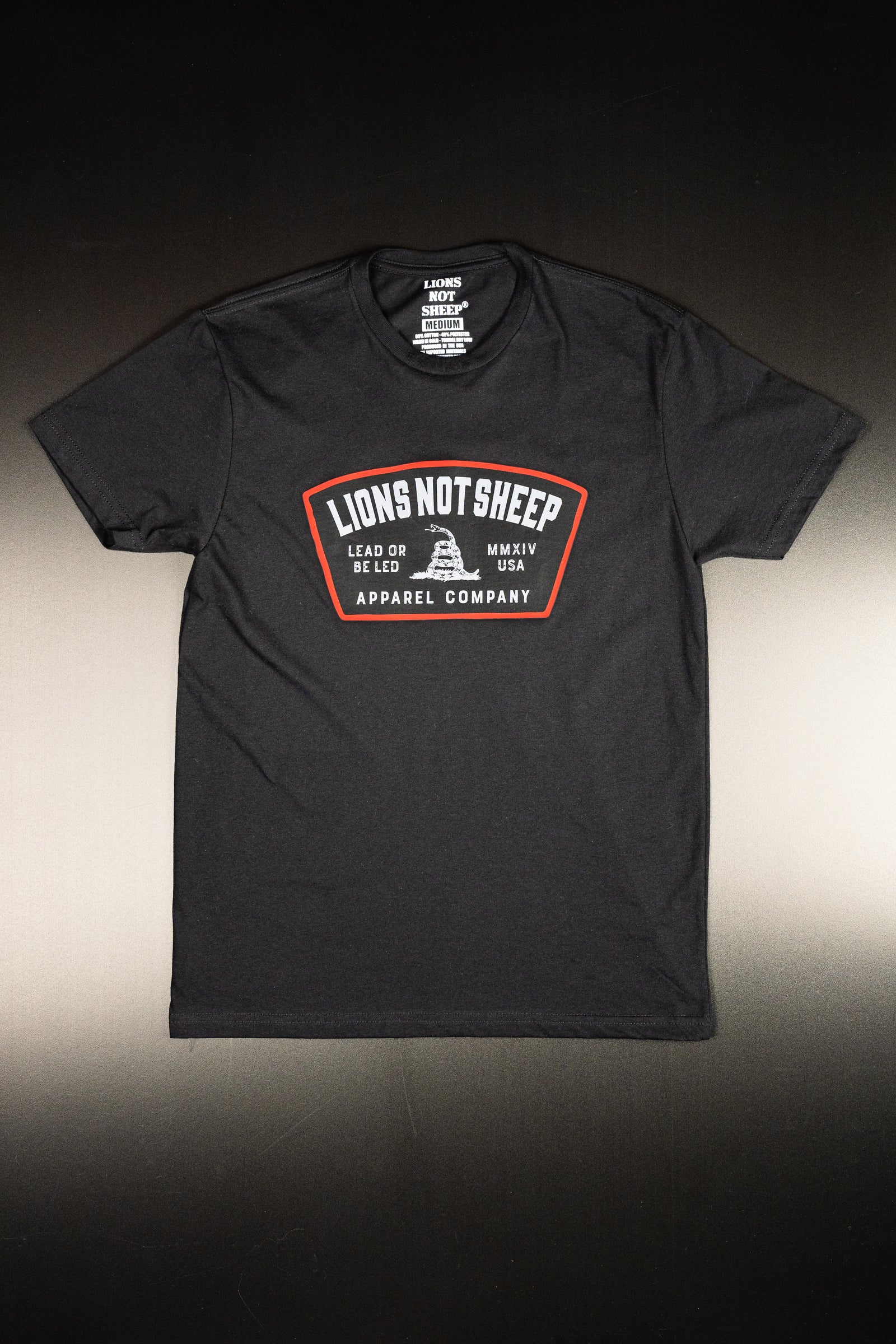 Lions Not Sheep "Lead From the Front" Tee (White or Black) - Lions Not Sheep ®