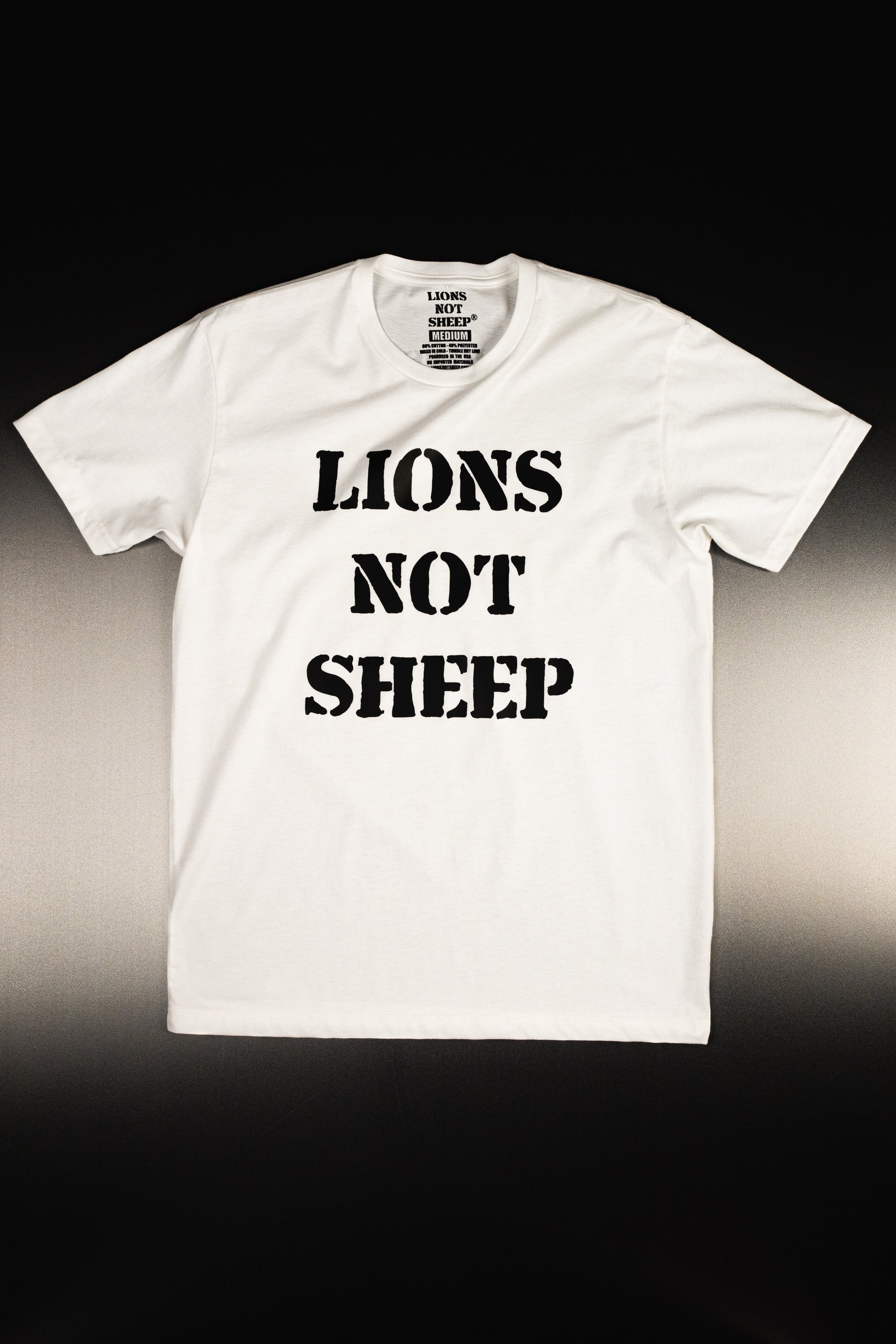 Lions Not Sheep "OG" Tee (White) - Lions Not Sheep ®