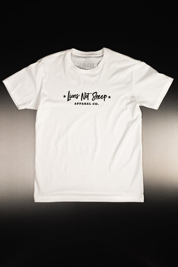 Lions Not Sheep "Apparel Co." Tee (Black or White) - Lions Not Sheep ®
