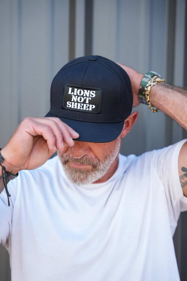 Lions Not Sheep "OG" SnapBack Hat - Black
