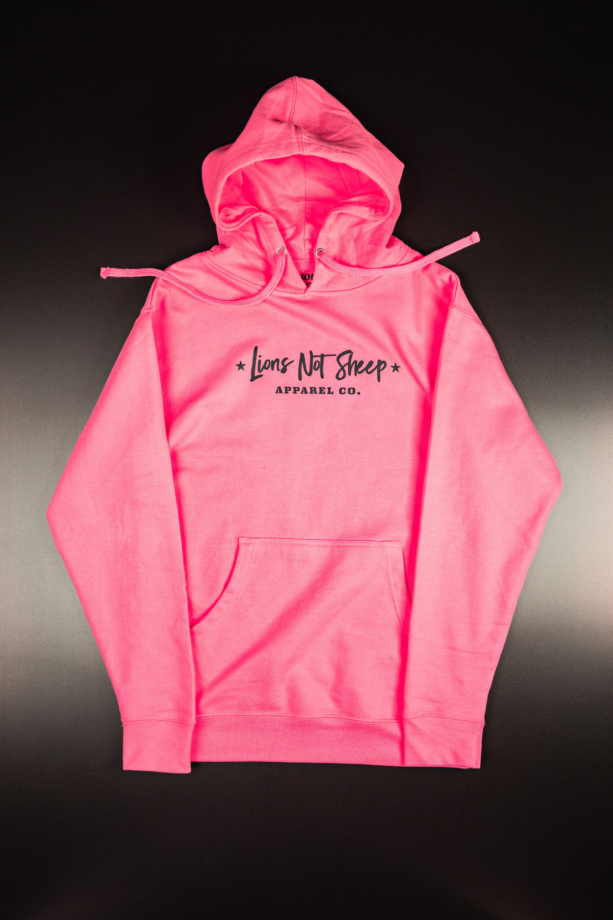 Lions Not Sheep "Apparel Co." Unisex Pullover Hoodie (Pink) - Lions Not Sheep ®