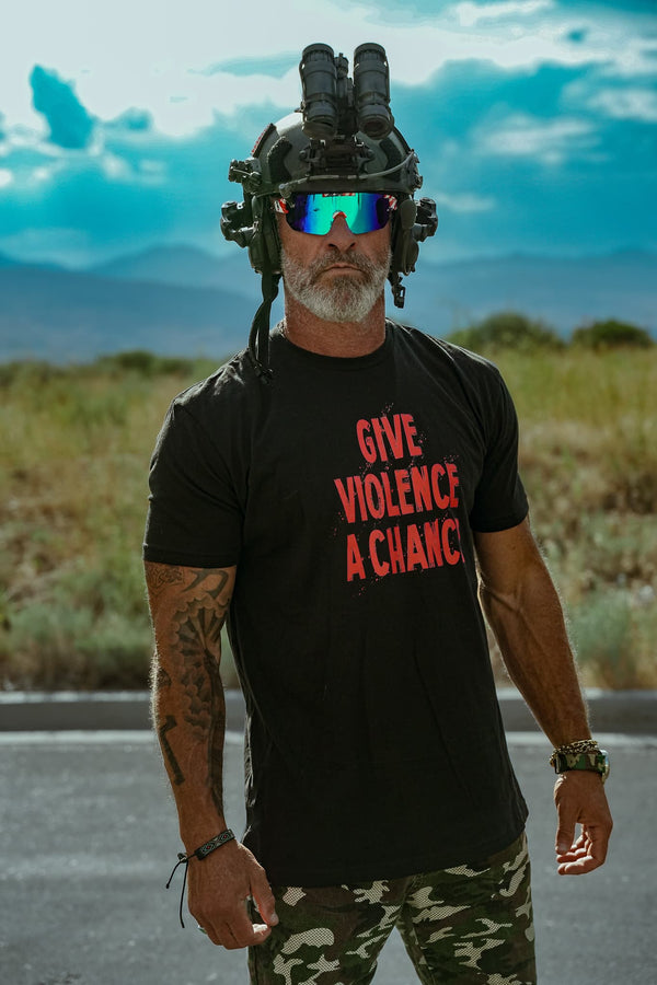Lions Not Sheep "Give Violence A Chance" Tee