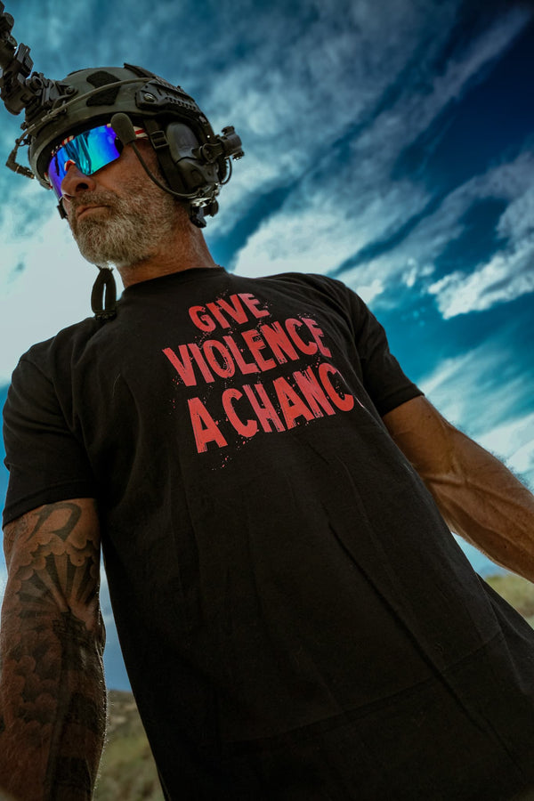 Lions Not Sheep "Give Violence A Chance" Tee