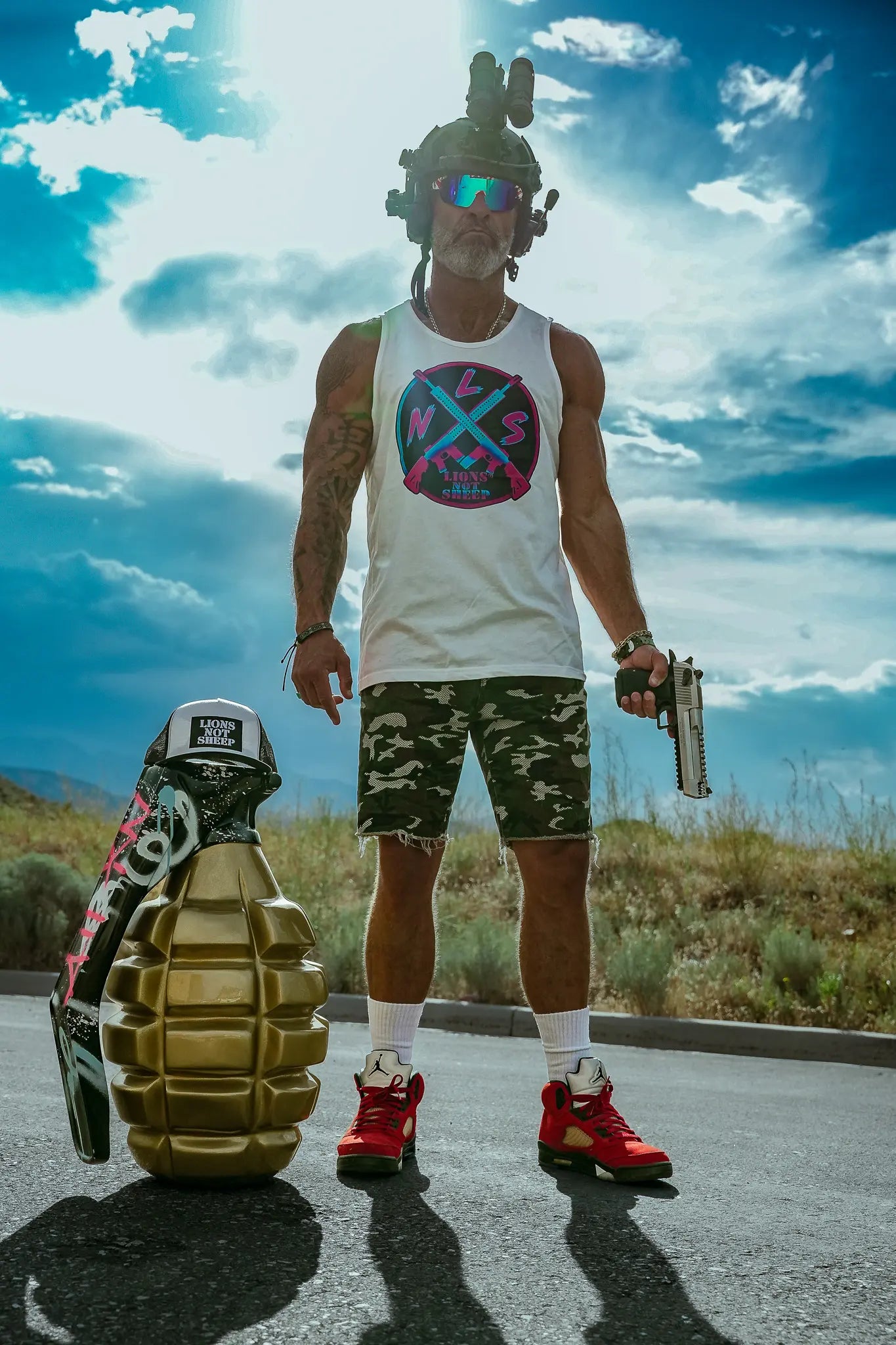 Lions Not Sheep "Neon" Tank