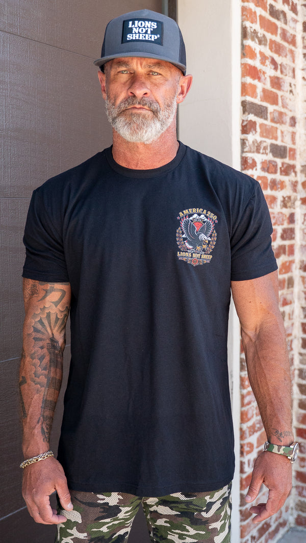 Lions Not Sheep "America 250" Tee