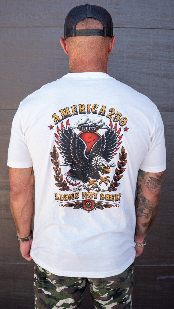 Lions Not Sheep "America 250" Tee