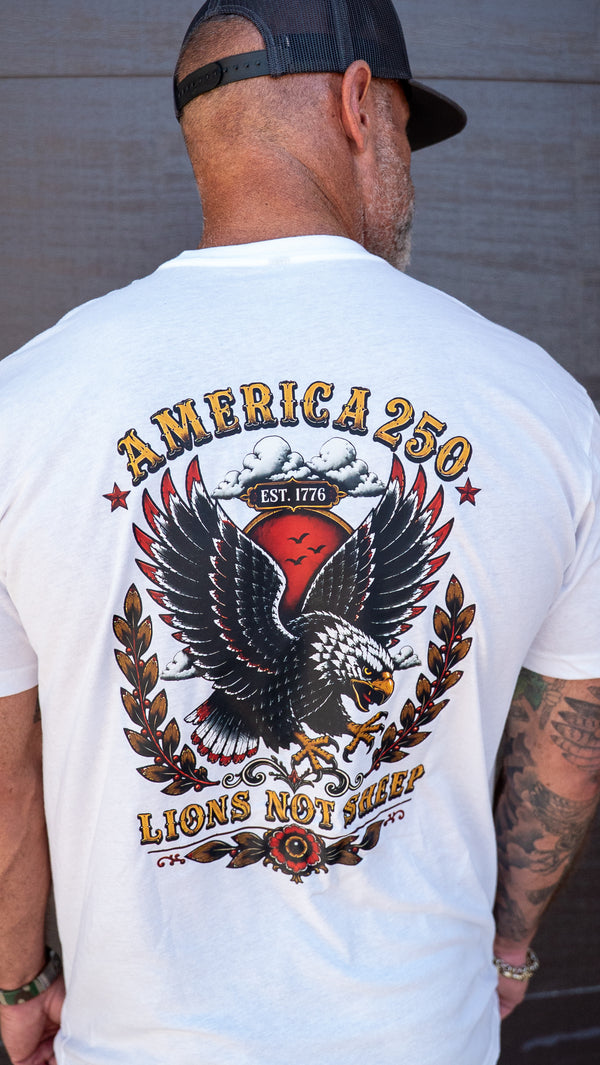 Lions Not Sheep "America 250" Tee