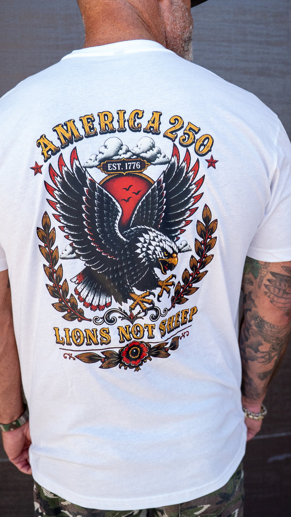 Lions Not Sheep "America 250" Tee
