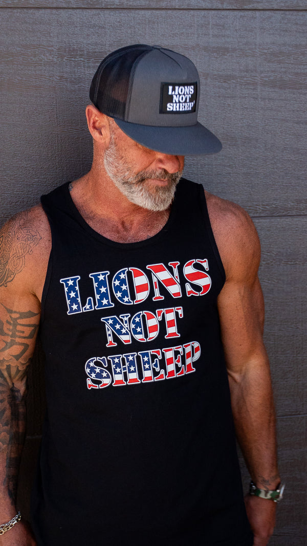 Lions Not Sheep "Flag" Tank