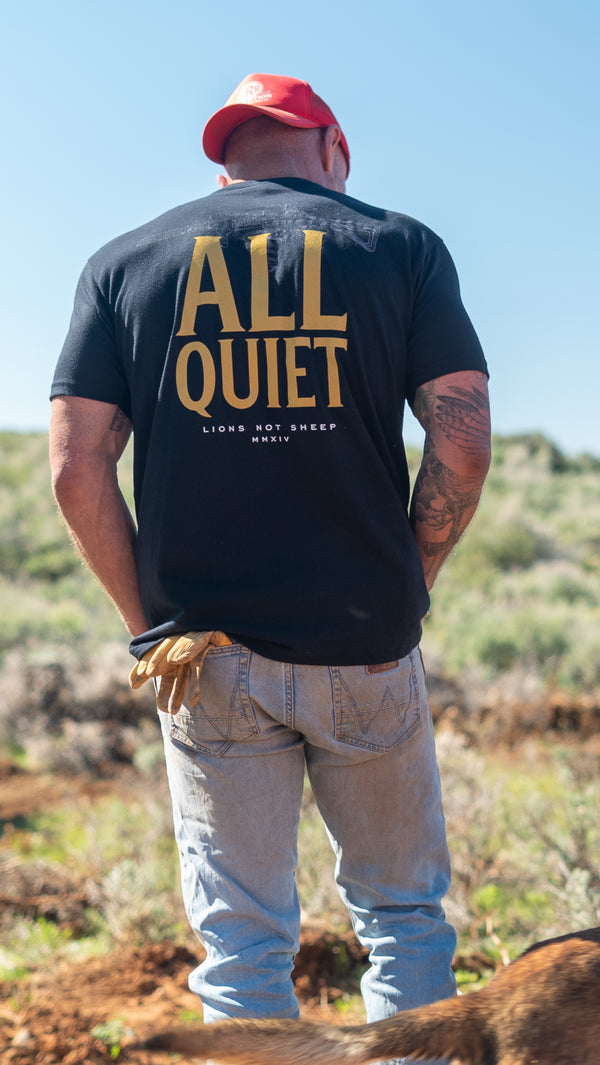 Lions Not Sheep "All Quiet" Tee