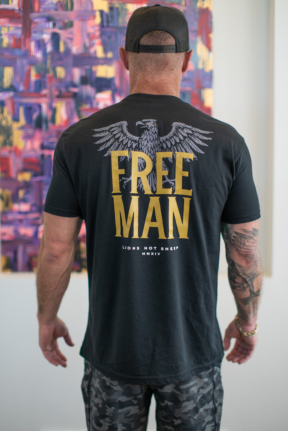 Lions Not Sheep "Free Man" Tee
