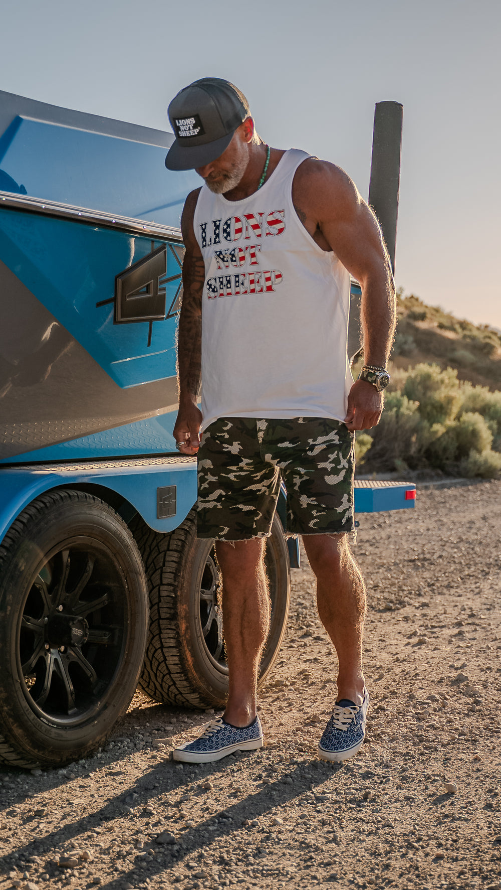 Lions Not Sheep "Flag" Tank
