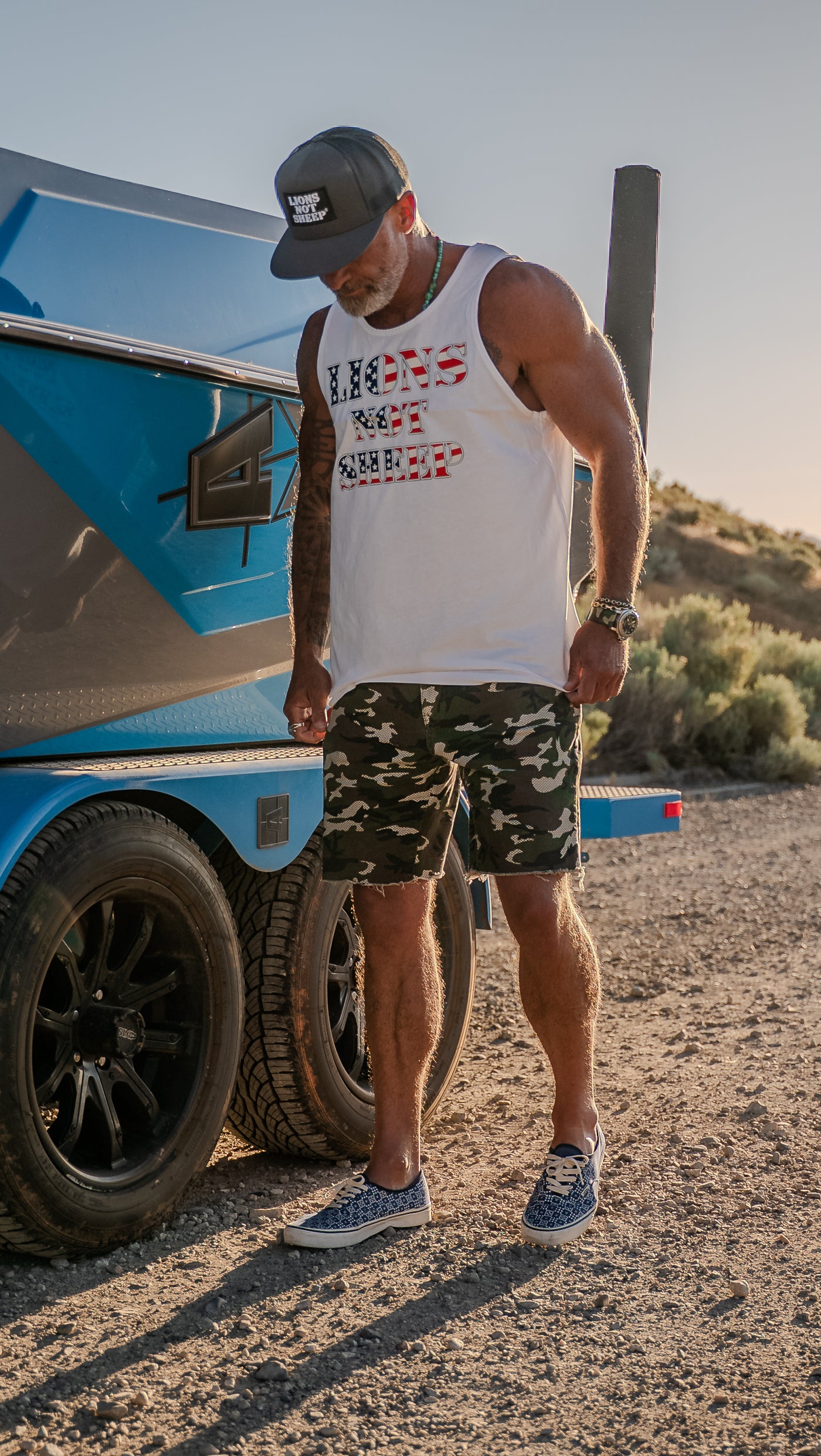 Lions Not Sheep "Flag" Tank