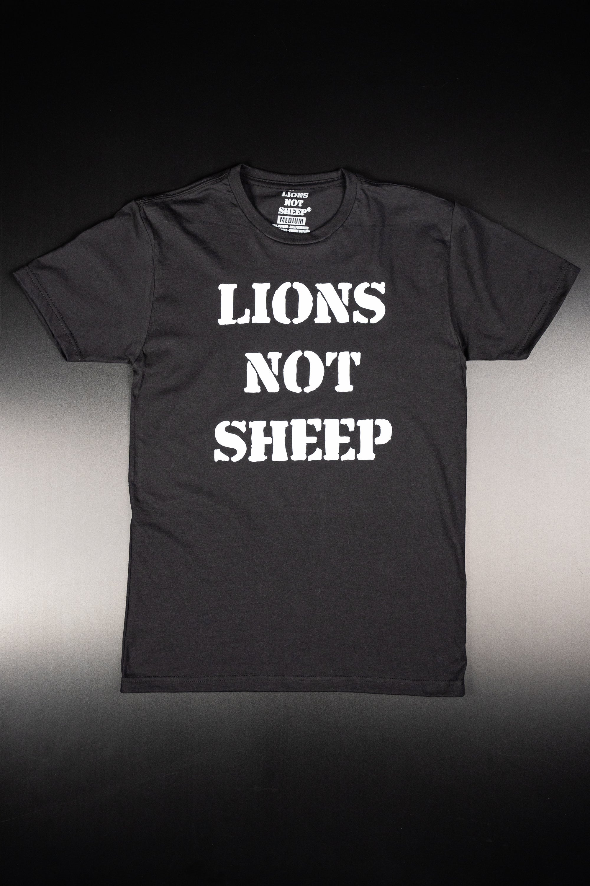 Lions Not Sheep "OG" Tee (Black) - Lions Not Sheep ®