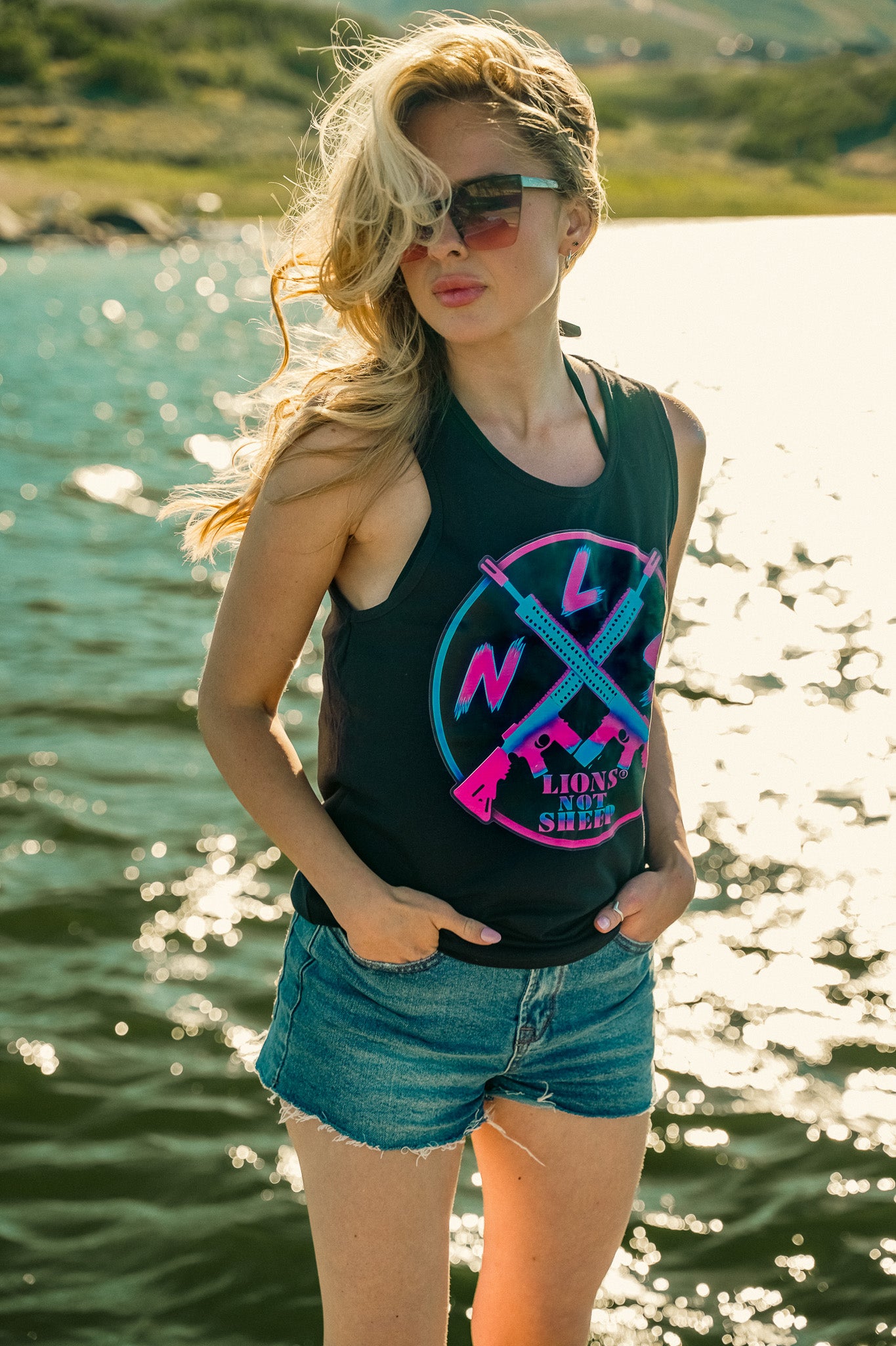 Lions Not Sheep "Neon" Tank