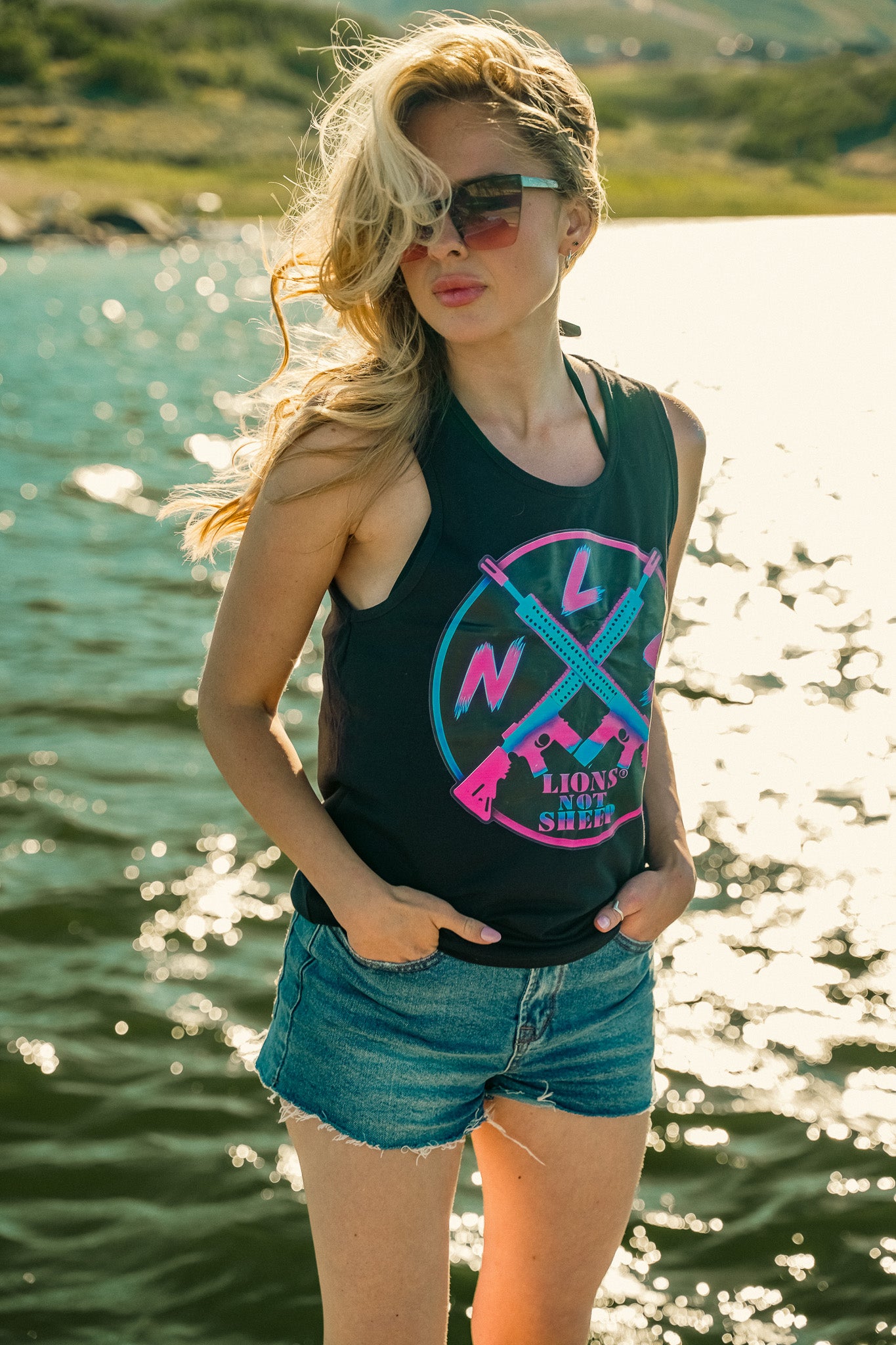 Lions Not Sheep "Neon" Tank