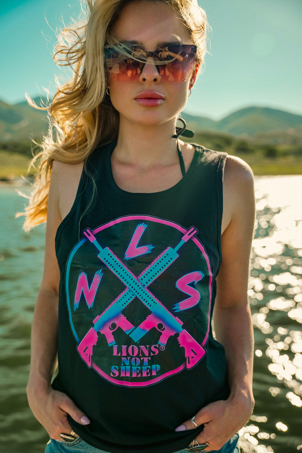 Lions Not Sheep "Neon" Tank