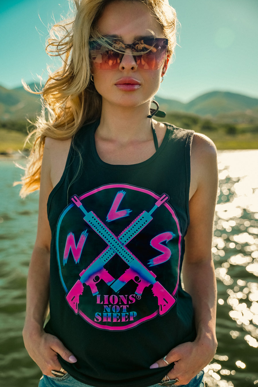 Lions Not Sheep "Neon" Tank