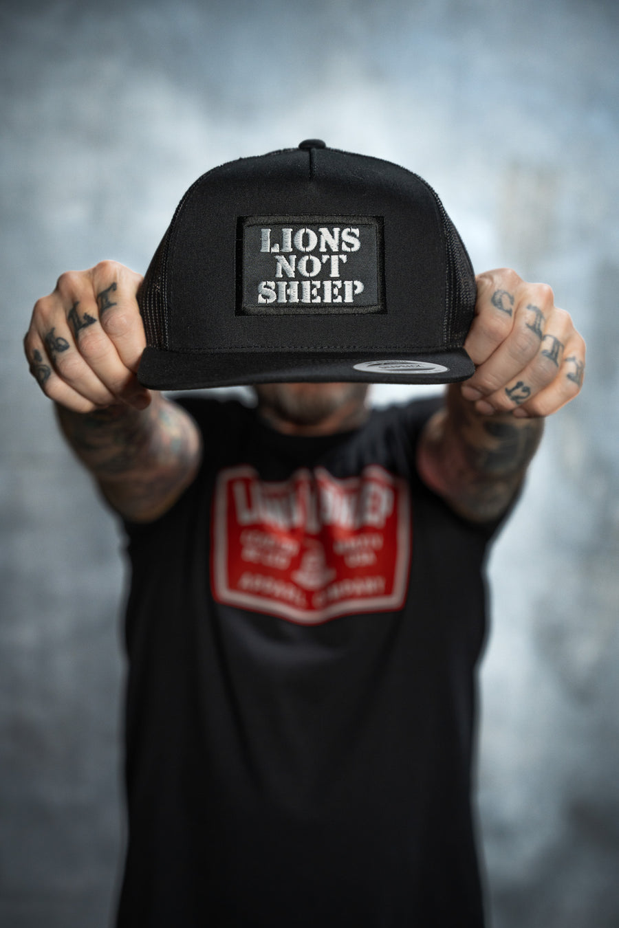 Lions Not Sheep OG Hat (All Black) - Lions Not Sheep ®