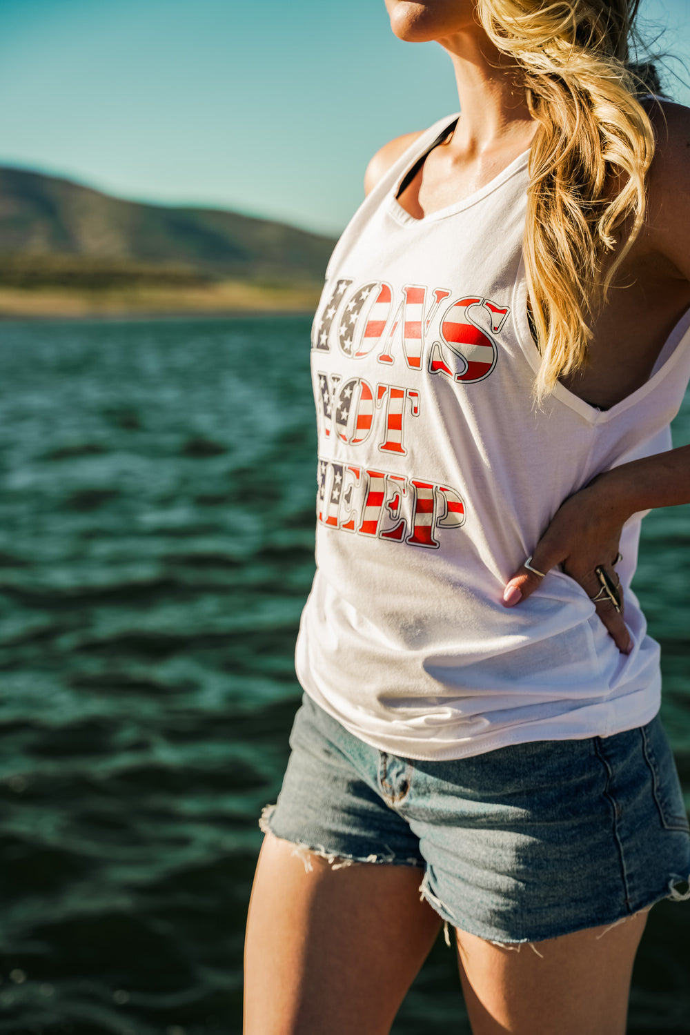 Lions Not Sheep "Flag" Tank