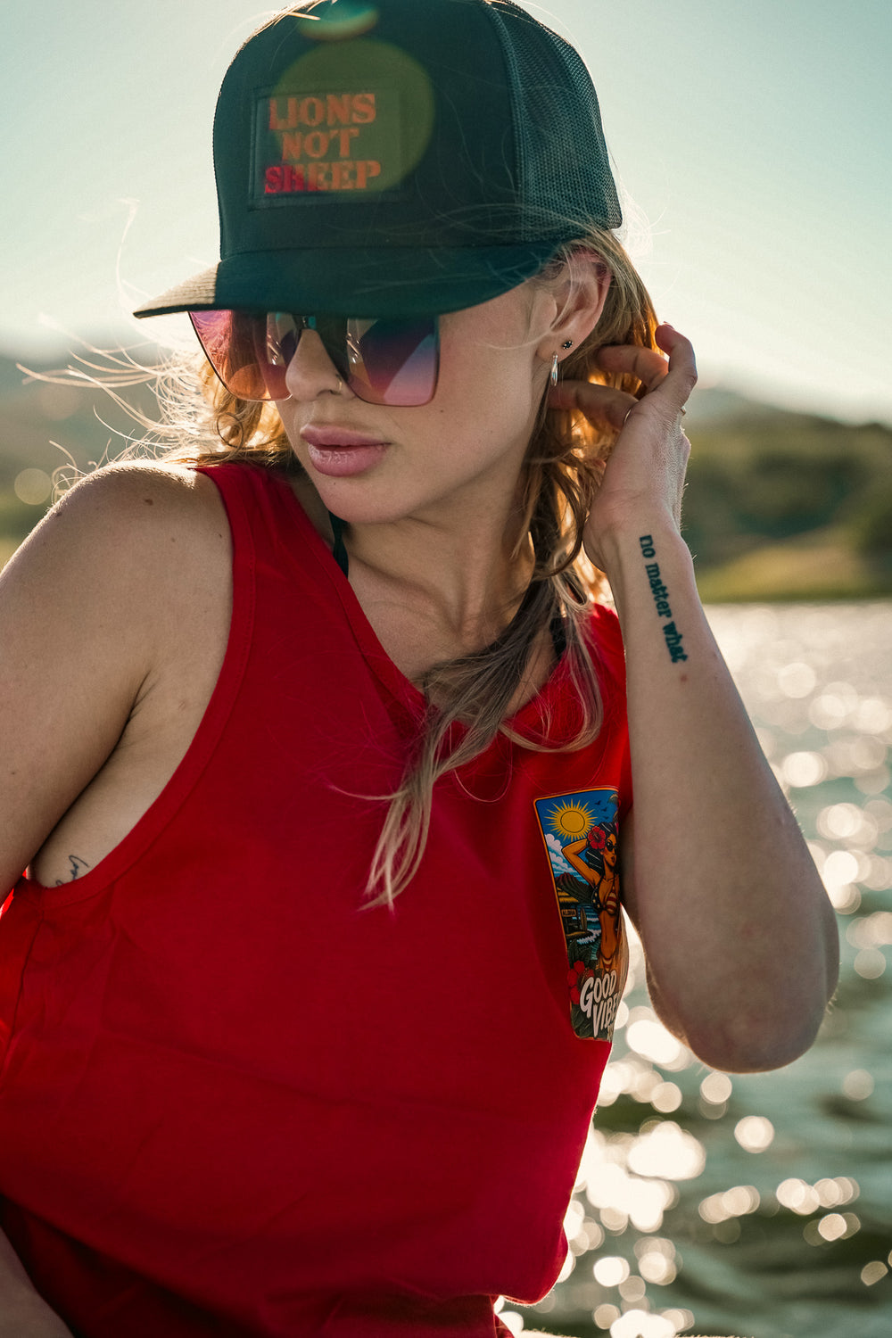 Lions Not Sheep "Good Vibes" Tank