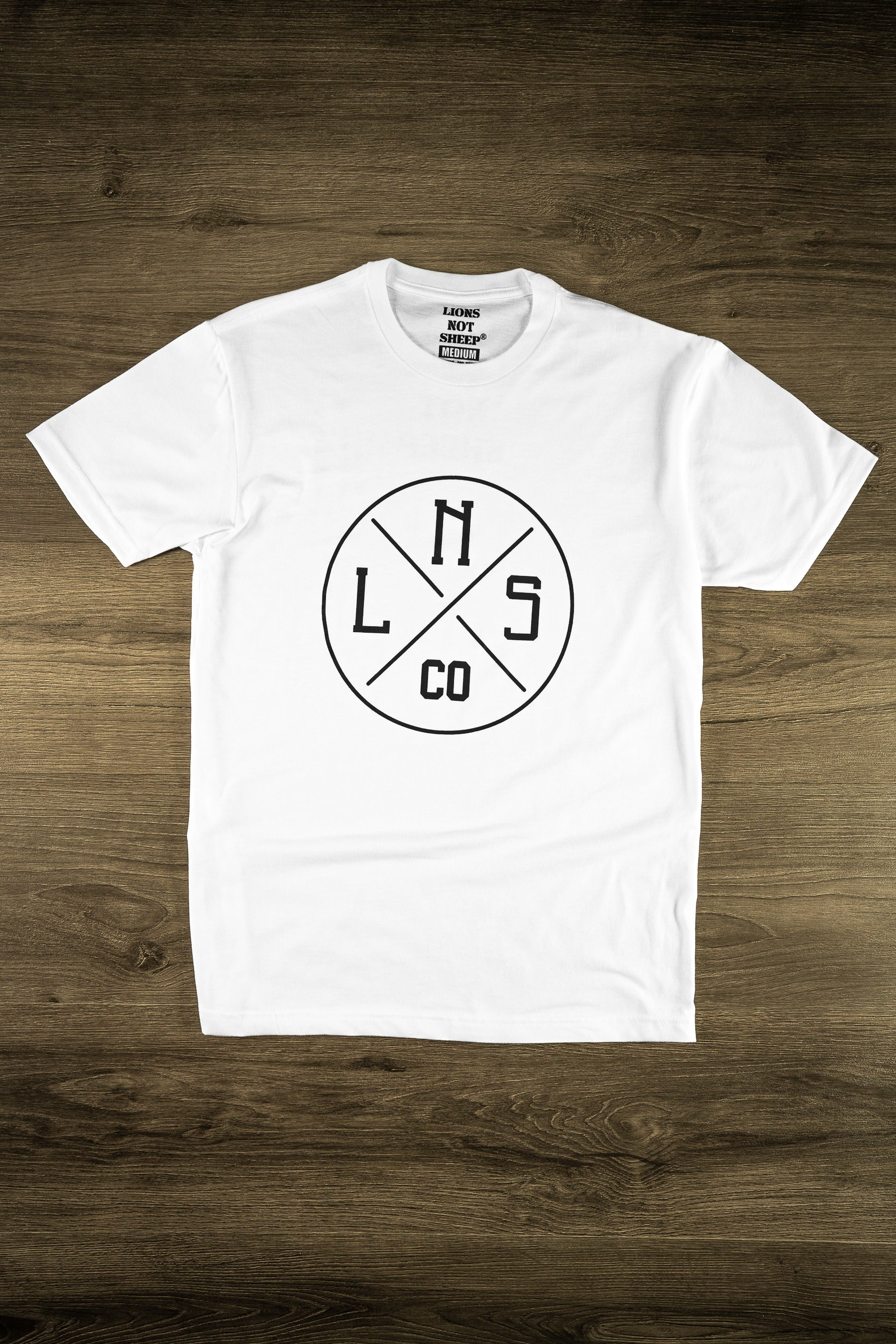Lions Not Sheep "ICON" Tee (White Edition) - Lions Not Sheep ®