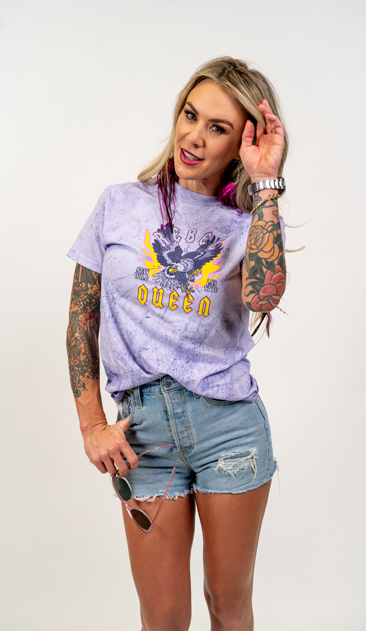 Rebel Queen “Rocking Eagle” tee - Lions Not Sheep ®