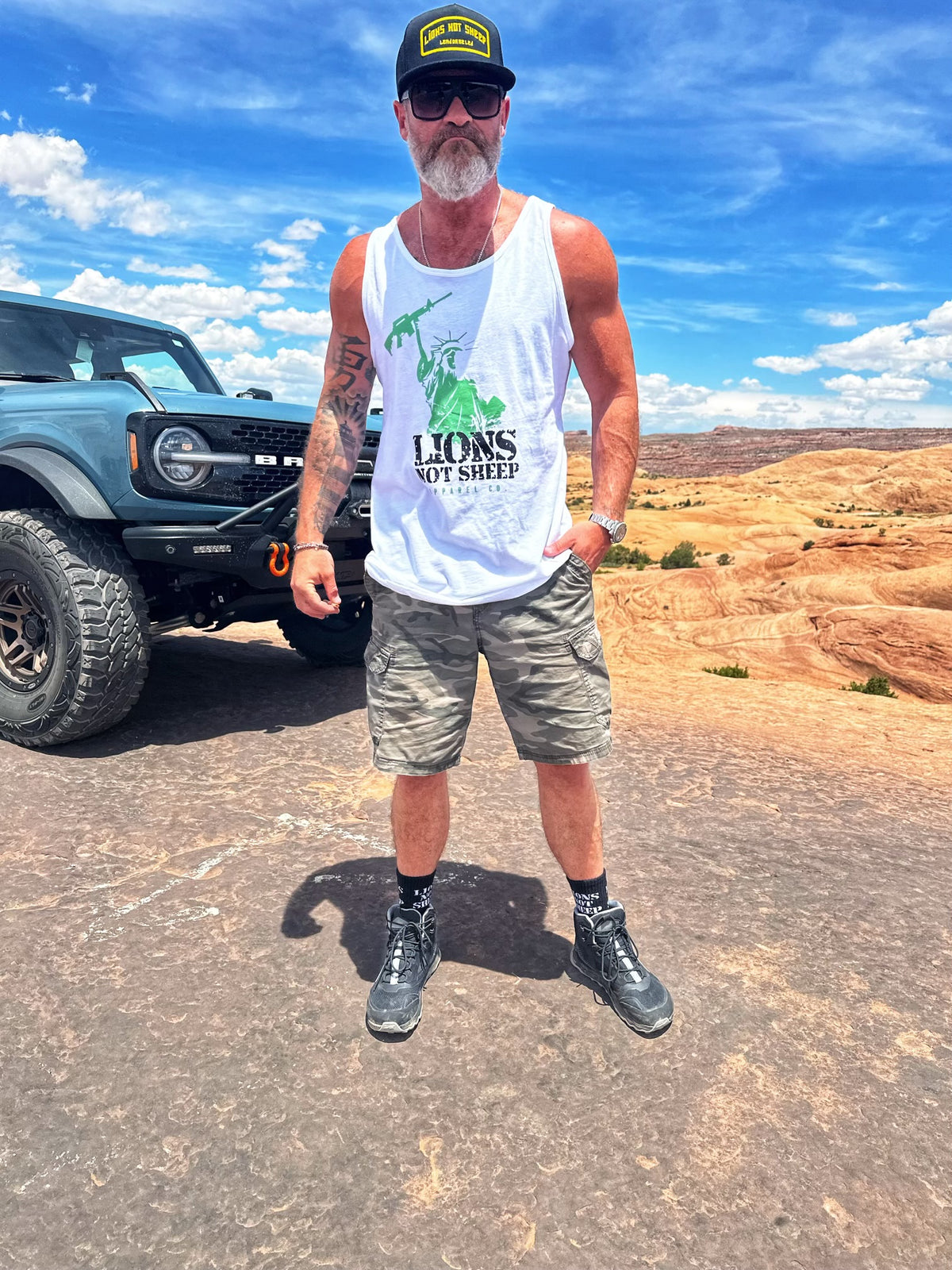 LNS Lady Liberty Mens Tank - Lions Not Sheep ®
