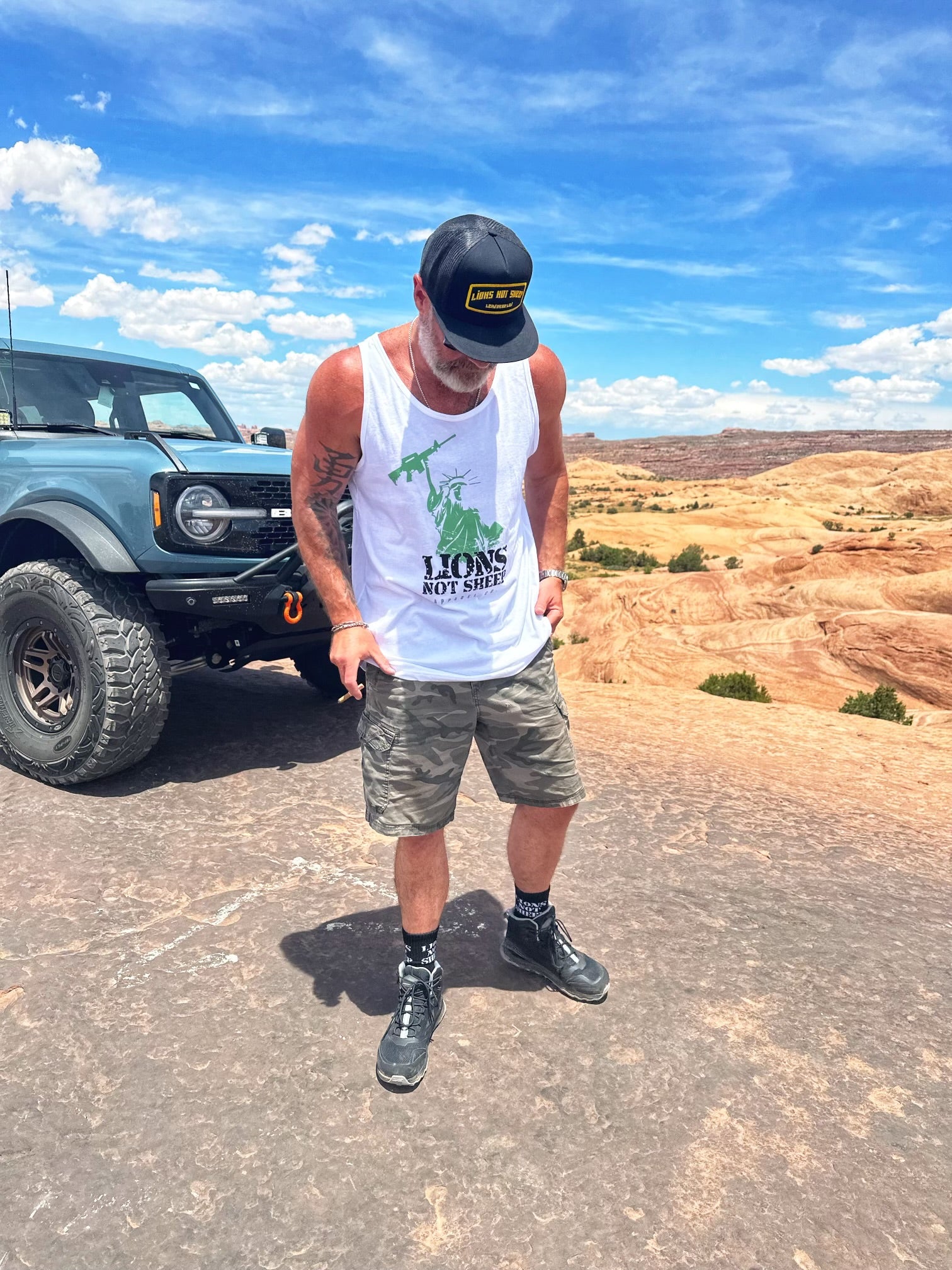 LNS Lady Liberty Mens Tank - Lions Not Sheep ®