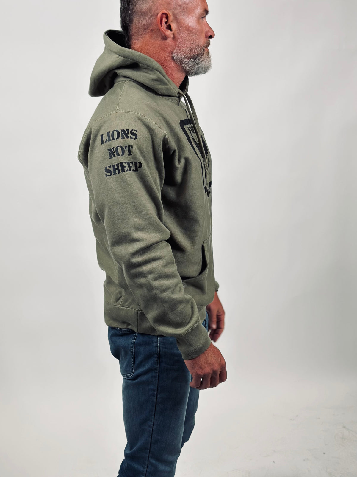 Lions Not Sheep &quot;Freedom&quot; Unisex Heavyweight Hoodie