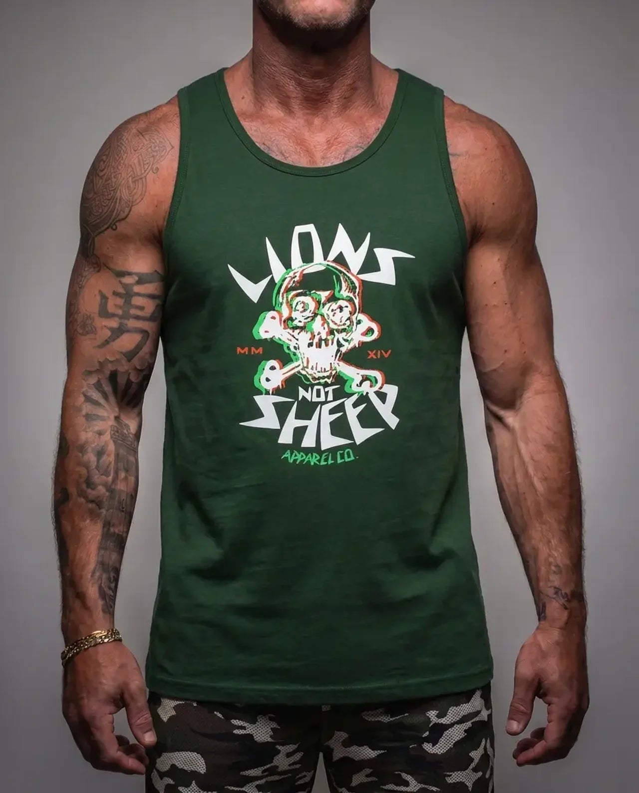 Lions Not Sheep "Glitch Skull" Tank