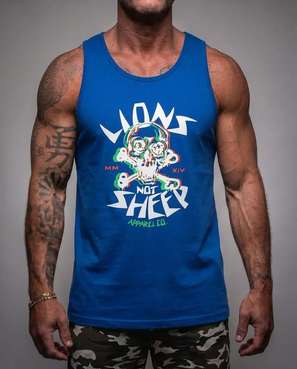 Lions Not Sheep "Glitch Skull" Tank
