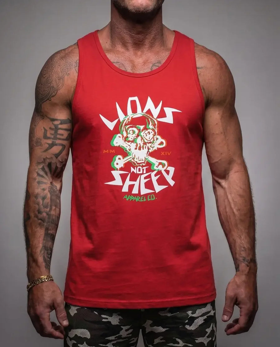 Lions Not Sheep "Glitch Skull" Tank