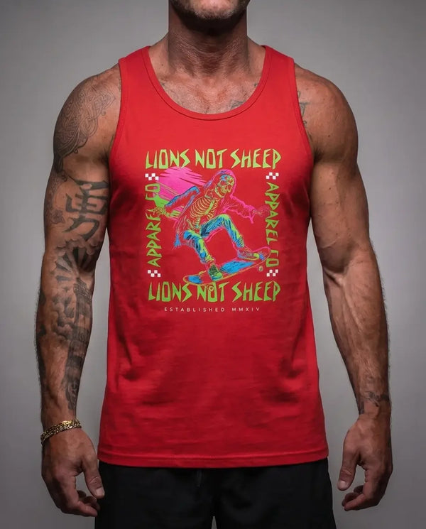 Lions Not Sheep "Skeleton Skate" Tank