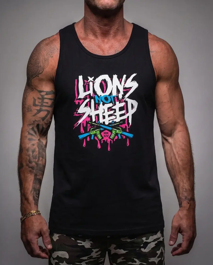 Lions Not Sheep "Graffiti & Guns" Tank