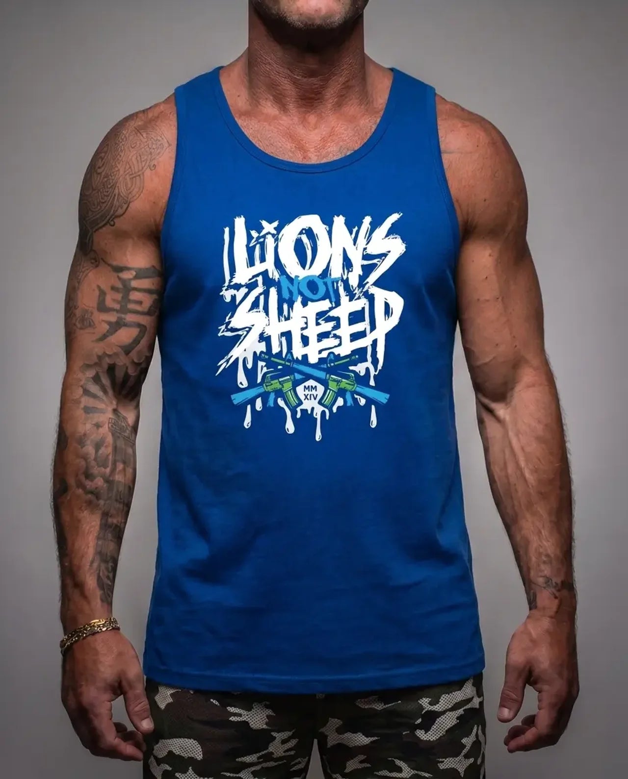 Lions Not Sheep "Graffiti & Guns" Tank