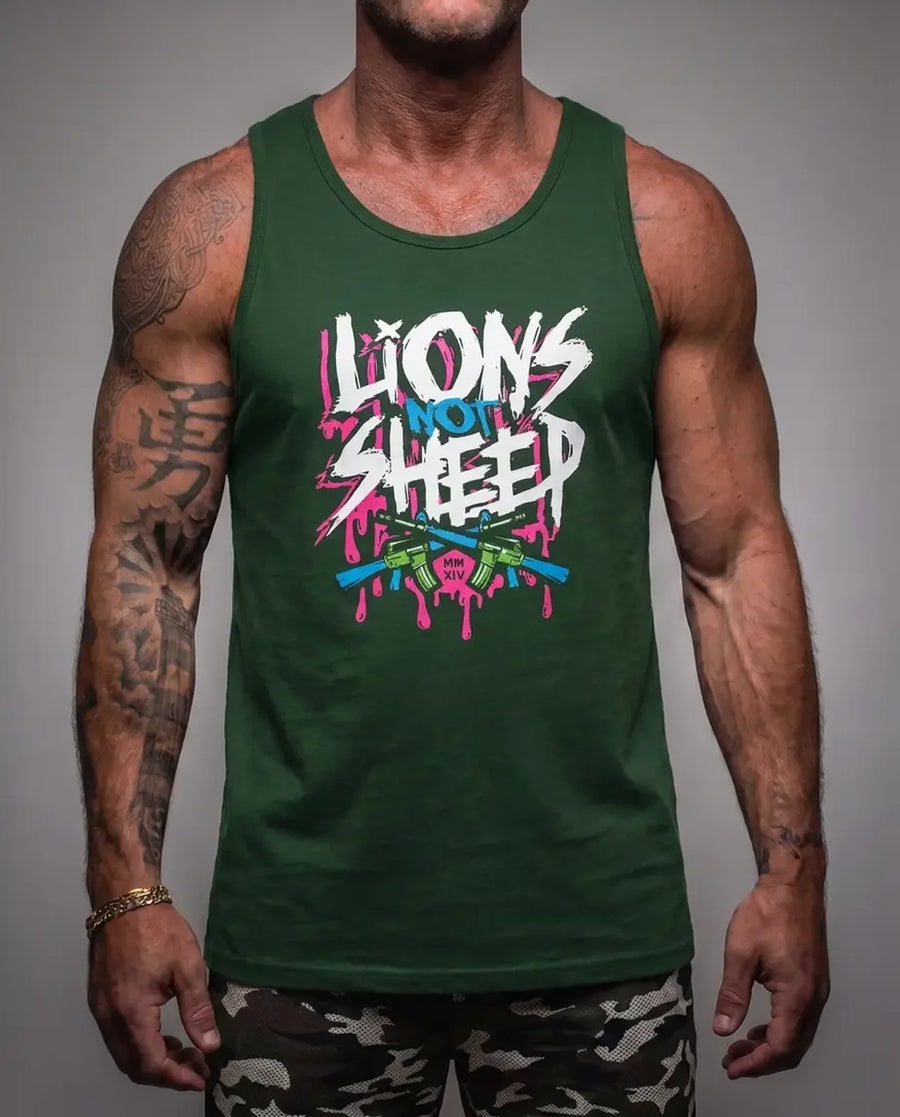 Lions Not Sheep "Graffiti & Guns" Tank