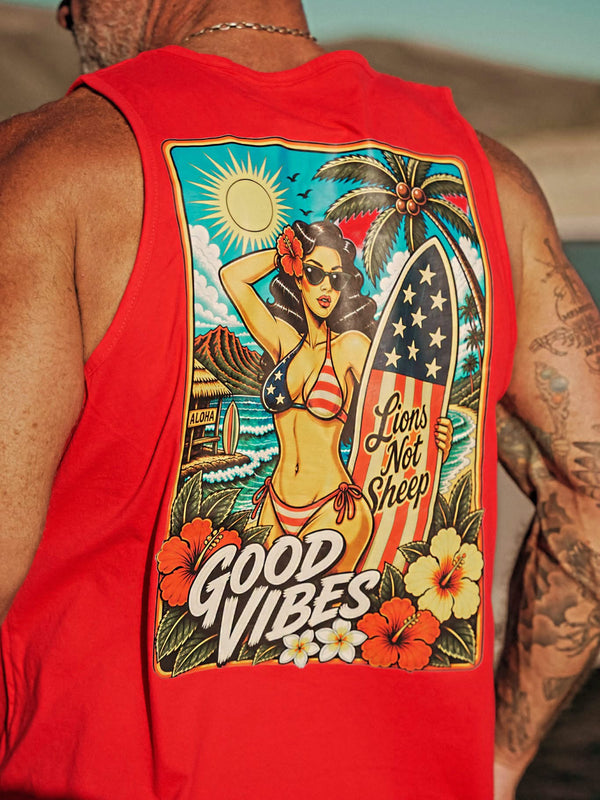 Lions Not Sheep "Good Vibes" Tank