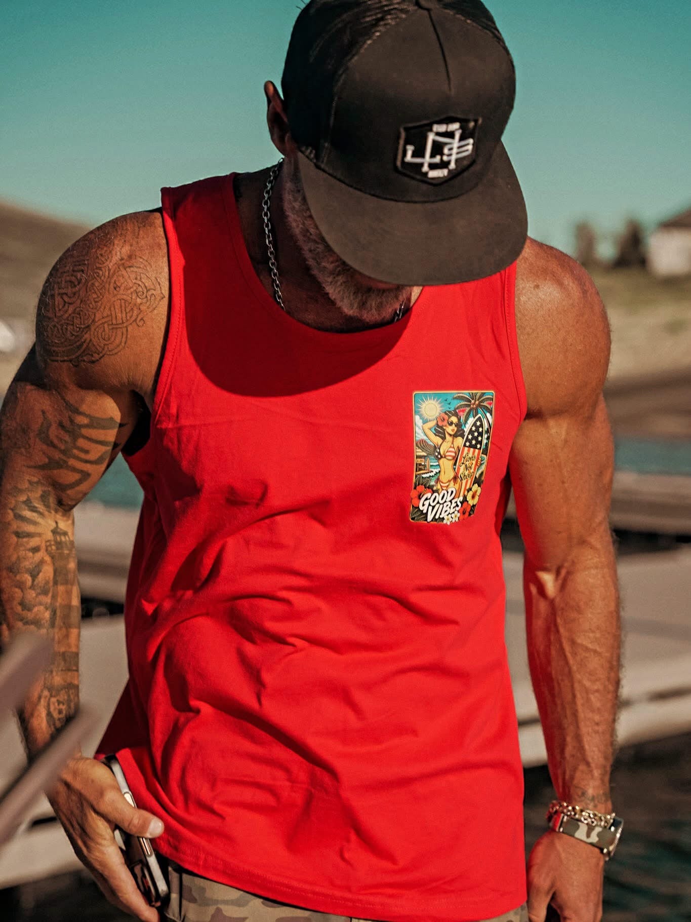 Lions Not Sheep "Good Vibes" Tank