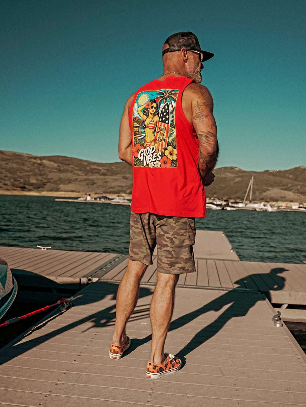Lions Not Sheep "Good Vibes" Tank