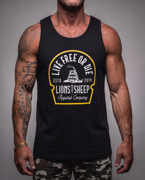 Lions Not Sheep "Live Free or Die" Tank