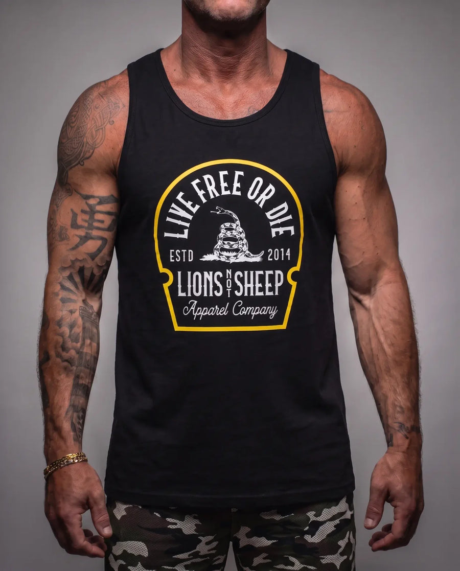 Lions Not Sheep "Live Free or Die" Tank
