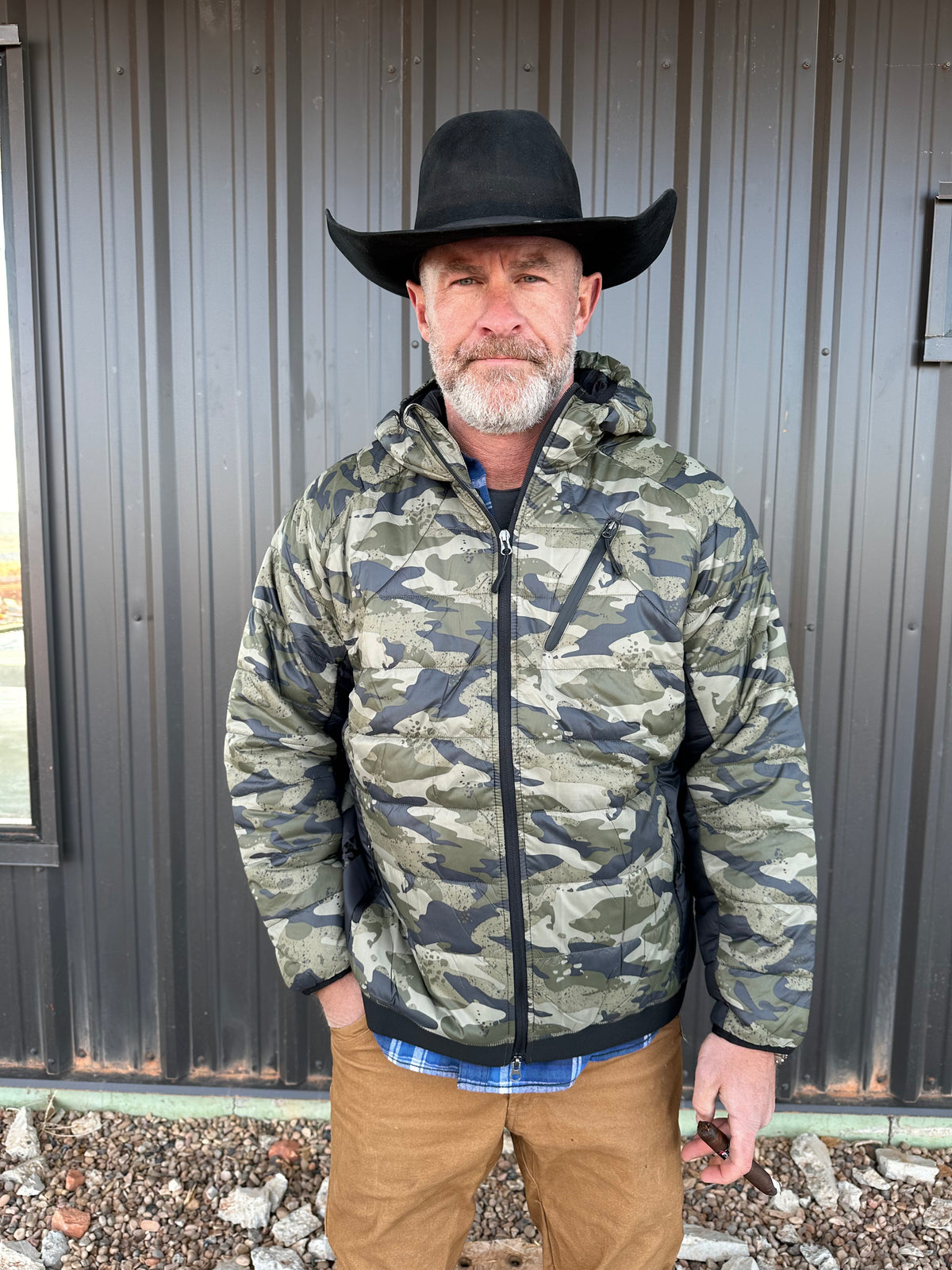 Lions Not Sheep Puffer Jacket - Camo