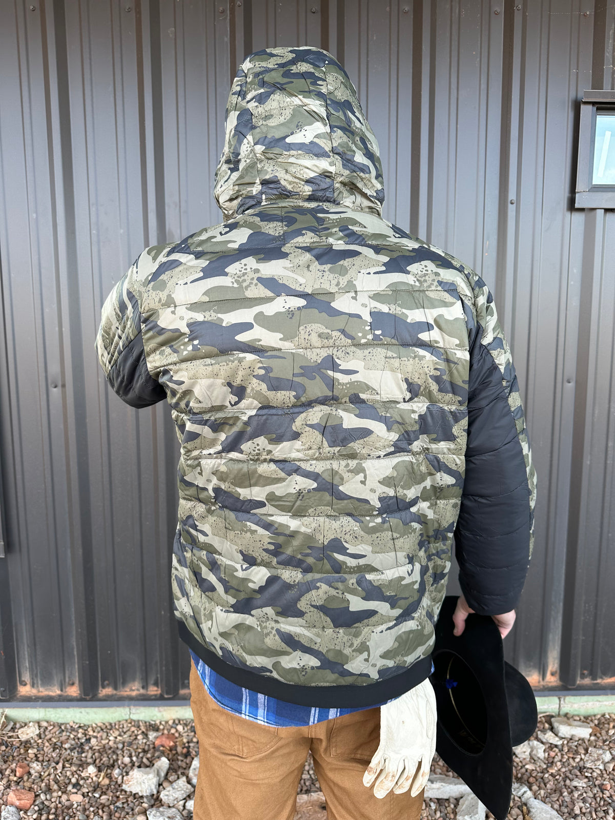 Lions Not Sheep Puffer Jacket - Camo
