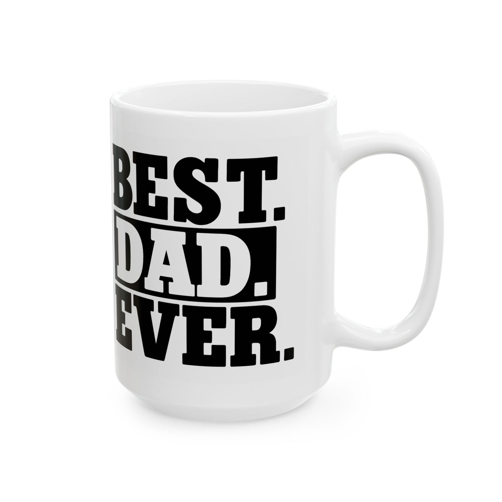 Lions Not Sheep – Best Dad Ever Ceramic Mug - Front Shot - White