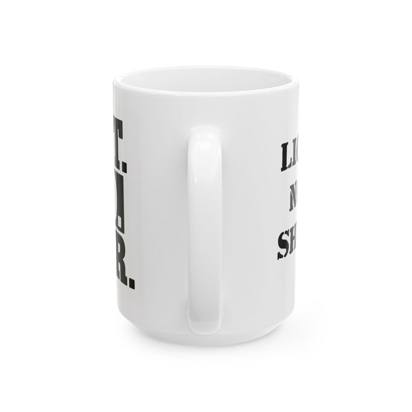Lions Not Sheep – Best Dad Ever Ceramic Mug - handle - White