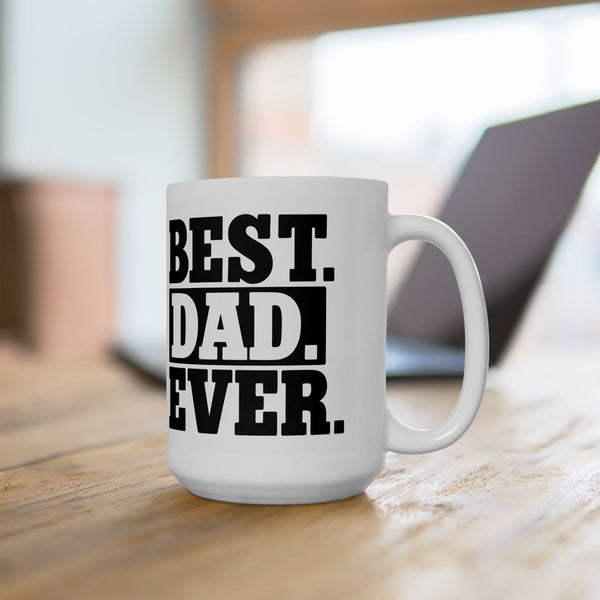 Lions Not Sheep – Best Dad Ever Ceramic Mug - lifestyle shot - White