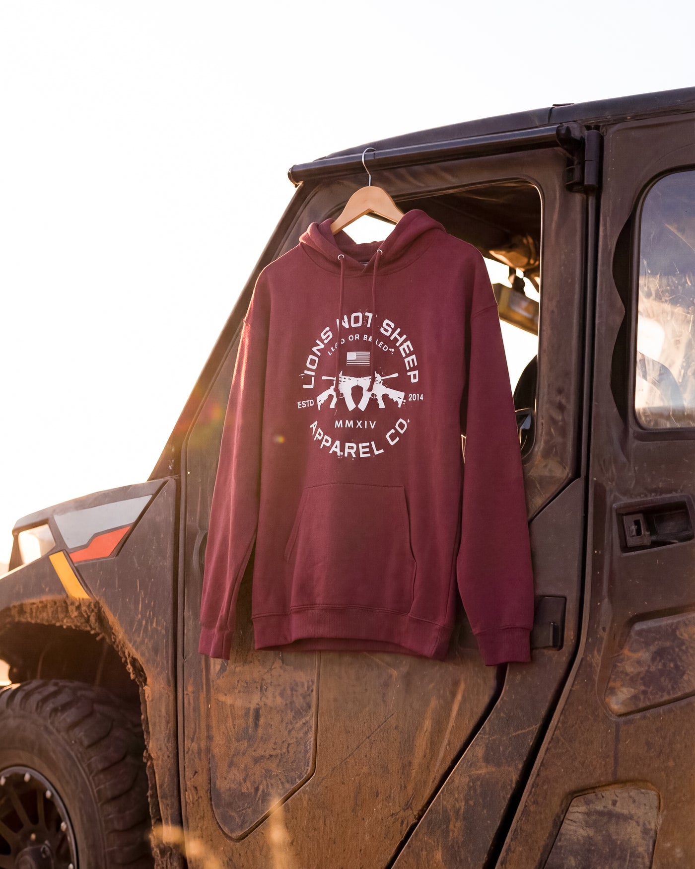Lions Not Sheep "Cross Guns" Softstyle Fleece Hoodie